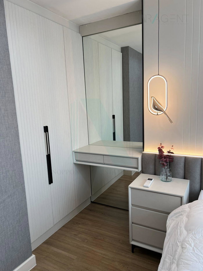 picture 🎉 For Rent Condo THE KRIS RATCHADA 17 Building 7, Floor 7,2 bed room, Room size 45 sqm - 6/8