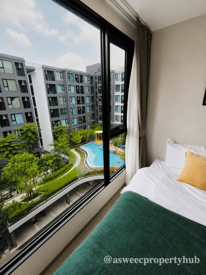 รูป ให้เช่า Atmoz Canvas Rayong ห้องวิวสระ ติดเซ็นทรัลระยอง เครื่องใช้ไฟฟ้าใหม่แกะกล่อง - รูปที่ 2/20