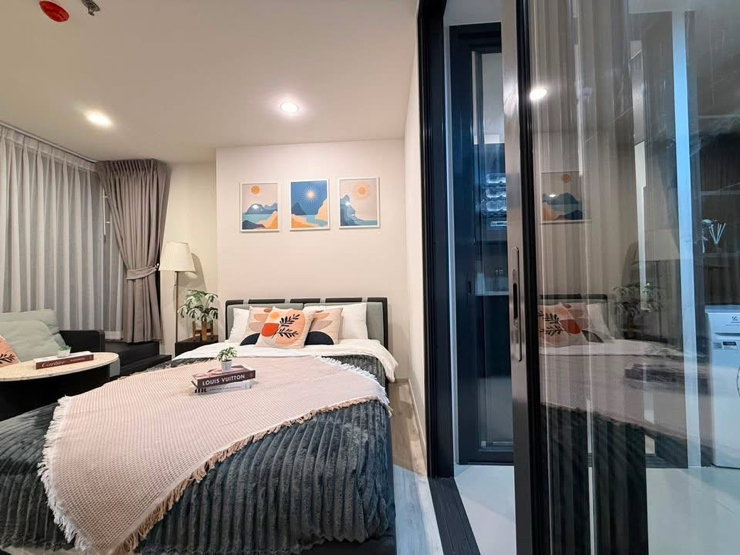picture 📍XT HUAIKHWANG✨ Fully Furnished (1Bed 1Bath) Area 30 SQM. Fl.7 Building A✨Rent 16,000/month ✅ 𝐋𝐢𝐧𝐞 : @𝐬𝐚𝐧𝐡𝐚𝐩𝐫𝐨𝐩𝐞𝐫𝐭𝐲📲095-6922871 - 7/18