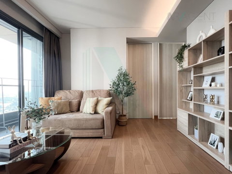 🎉Special room!🎉 For Rent Condo THE LUMPINI 24 Building 1, Floor 21,2 bed room, Room size 55.00 sqm