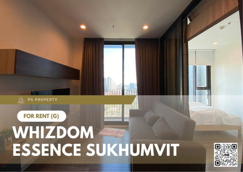 For Rent 🔥 Whizdom Essence Sukhumvit 🔥 2 Bedrooms, 2 Bathrooms – Fully Furnished and Equipped with Appliances.