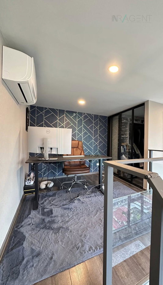 รูป 🎉 ให้เช่าคอนโด ไนท์บริดจ์ สเปซ พระราม 9 อาคาร 1 ชั้น 17 Duplex ขนาด 45 ตรม ใกล้ Central พระราม 9 - รูปที่ 1/8