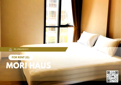คอนโดให้เช่า : ให้เช่า 📍 Mori Haus 📍 ใกล้ BTS อ่อนนุช เฟอร์นิเจอร์ และ เครื่องใช้ไฟฟ้าครบ 