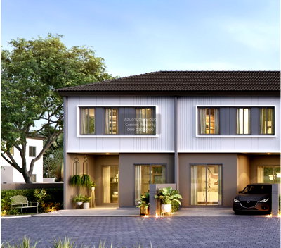 Townhouses for rent Pathumthani : For Rent Townhouse/Townhome  , Pruksa Ville Rangsit - Klong 2 , Pracha Thipat , Thanyaburi , Pathum Thani , CX-167226 ✅ Live chat with us ADD LINE @connexproperty ✅