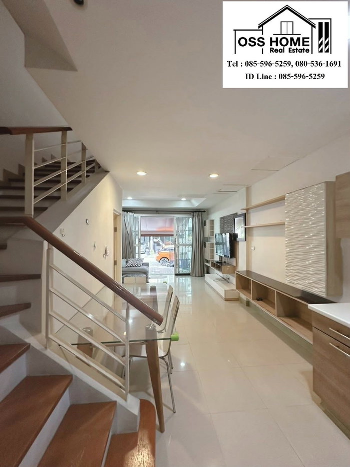 รูป KT386 ให้เช่าทาวน์โฮม 3 ชั้น บ้านกลางเมือง เดอะปารีส พระราม 9 รามคำแหง ซอยกรุงเทพกรีฑา 7 ออกได้ทั้งซอยกรุงเทพกรีฑา 7 และรามคำแหง 60 ใกล้รถไฟฟ้า - รูปที่ 6/10