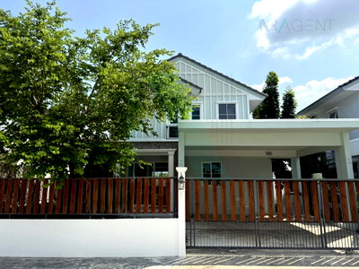 Houses for rent Bang Pu Industrial Estate : 📌 For Rent 2-story House VILLAGGIO 2 SRINAKARIN - BANGNA 3 bedroom 3 bathroom