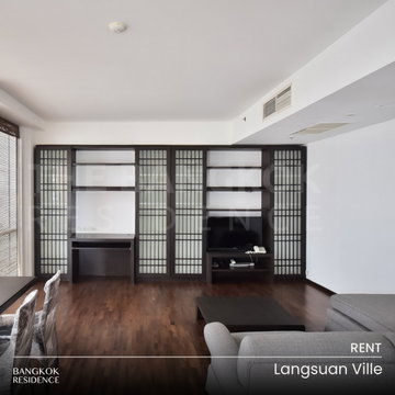 Rental Condo 💎 Langsuan Ville, 2BR 151.19 sq.m. 80K 💥 Ultra-Rare Spacious Unit, Near BTS Ratchadamri 