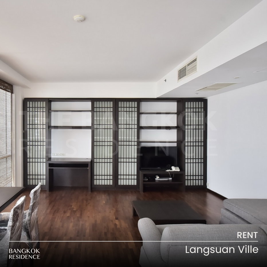 รูป เช่าคอนโด 💎 Langsuan Ville 2นอน 151.19ตร.ม. 80k 💥 แรร์ที่สุด ห้องใหญ่ ใกล้ BTS ราชดำริ - รูปที่ 1/10