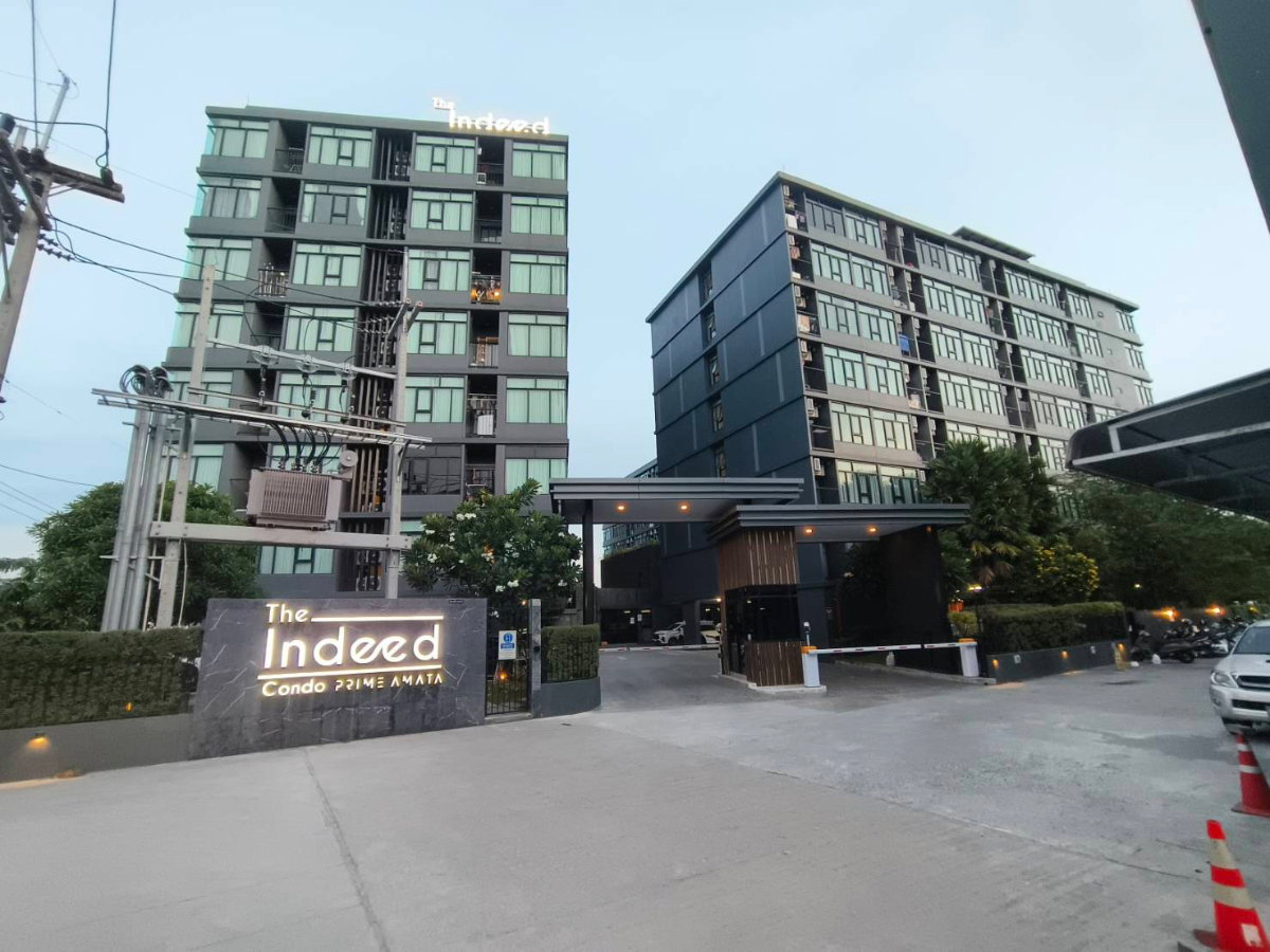 รูป 🔥 ปล่อยด่วน! คอนโดห้องมุม 2 ห้องนอน วิวสวยที่สุดในโครงการ 🔥 The Indeed Condo Prime Amata (ดิ อินดีด คอนโด ไพรม์ อมตะ) - รูปที่ 42/44