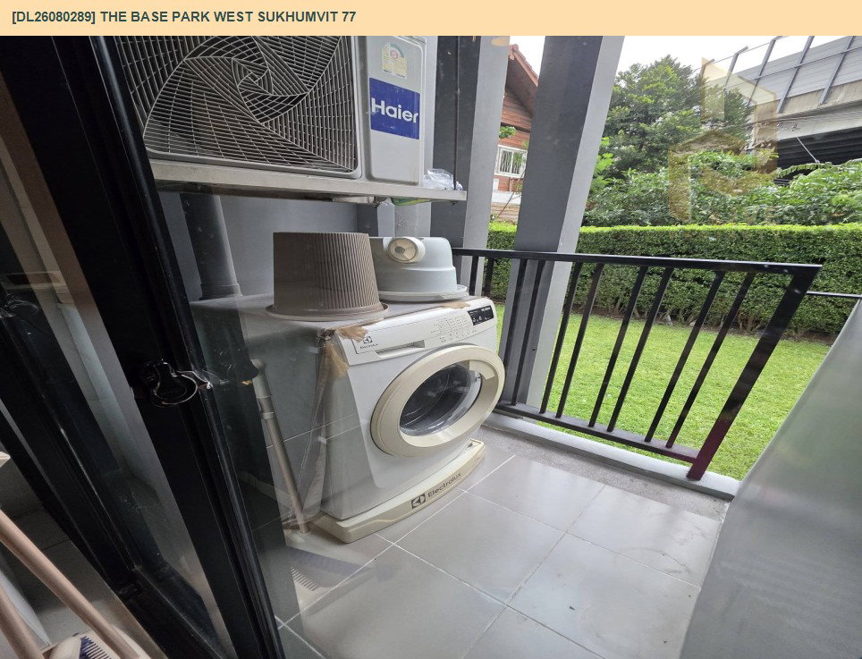 รูป DL26080289 ให้เช่าคอนโด เดอะ เบส พาร์ค เวสต์ สุขุมวิท 77 (The Base Park West Sukhumvit 77) ใกล้ BTS อ่อนนุช พร้อมเข้าอยู่ โทรด่วน 0638692663 LineID @952jdxxk - รูปที่ 21/21