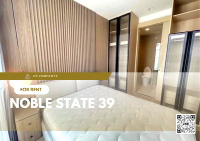 คอนโดให้เช่า : ให้เช่า 🦋 Noble state39 🦋 ห้องสวย บิ้วอิน เฟอร์ครบ พร้อมเข้าอยู่ 🚆ใกล้ BTS พร้อมพงษ์