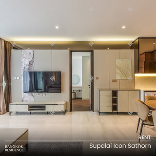 รูปภาพ เช่าคอนโด 💎 Supalai Icon Sathorn 2นอน 92ตรม 100k 🏙️ ห้องชั้นสูง สวยหายาก! ใกล้ BTS ช่องนนทรี