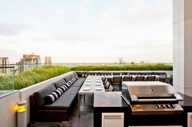 รูป One Bed to let at Aequa Sukhumvit 49, spacious room 52 sq.m., beautiful view, near BTS Thonglor - รูปที่ 15/21