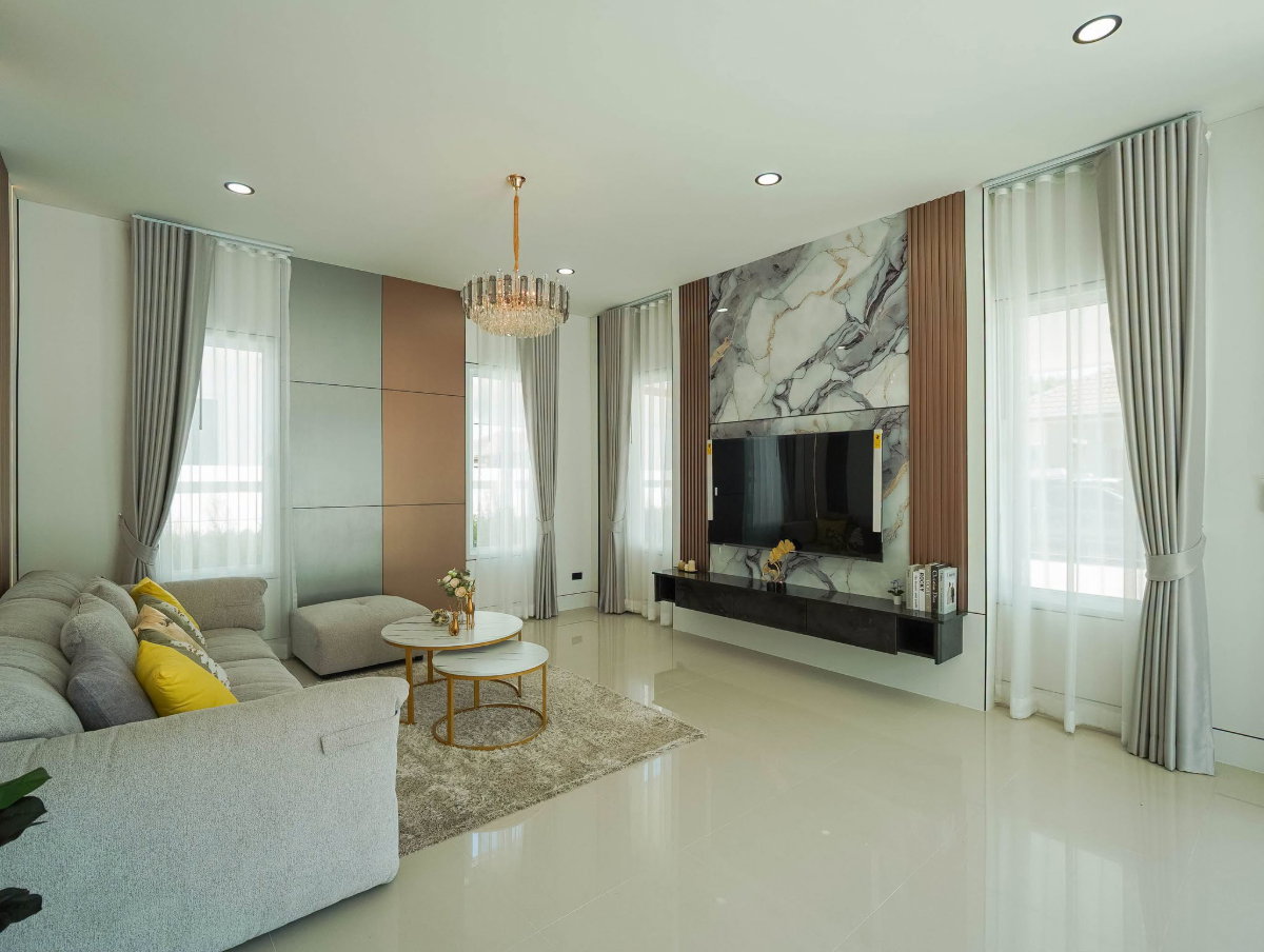 รูป 🔥 ขาย บ้านเดี่ยวหลังมุม พร้อมสระว่ายน้ำ หมู่บ้านการ์เด้นวิว 2 Garden View 2 - รูปที่ 28/29
