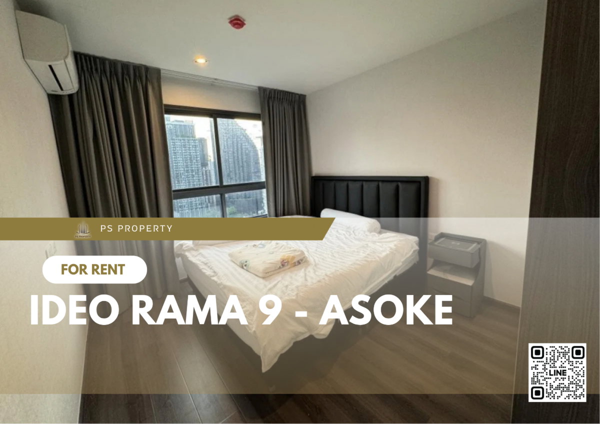 รูป ให้เช่า 📌 IDEO Rama 9 - Asoke 📌 2 ห้องนอน 2 ห้องน้ำ เฟอร์นิเจอร์ เครื่องใช้ไฟฟ้าครบ - รูปที่ 1/10