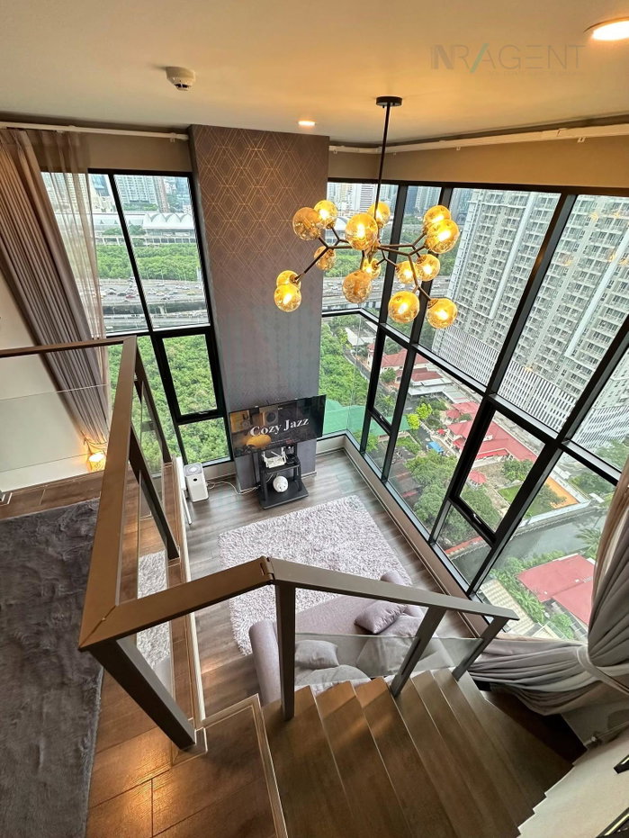 รูป 🎉 ให้เช่าคอนโด ไนท์บริดจ์ สเปซ พระราม 9 อาคาร 1 ชั้น 17 Duplex ขนาด 45 ตรม ใกล้ Central พระราม 9 - รูปที่ 2/8