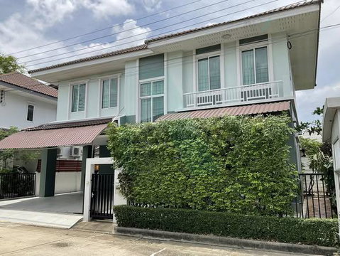 📌 ขายบ้านเดี่ยว โครงการ กรองทอง ทรอปิคอล เฉลิมพระเกียรติ ร.9 2 ชั้น 3 ห้องนอน 3 ห้องน้ำ