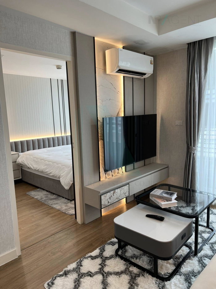 picture 🎉 For Rent Condo THE KRIS RATCHADA 17 Building 7, Floor 7,2 bed room, Room size 45 sqm - 4/8