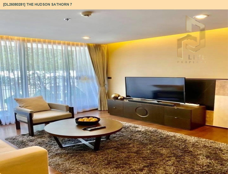 รูป DL26080281 ให้เช่าคอนโด เดอะ ฮัดสัน สาทร 7 (The Hudson Sathorn 7) ใกล้ BTS ช่องนนทรี พร้อมเข้าอยู่ โทรด่วน 0614453194 LineID @952jdxxk - รูปที่ 4/7