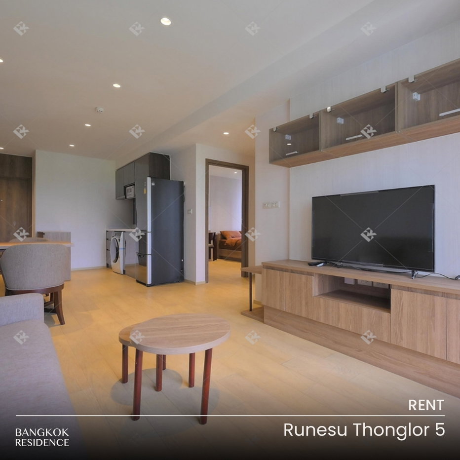 รูป เช่าคอนโด 🌌 Runesu Thonglor 5 2นอน 51ตร.ม. 60k ⭐ ห้องสวยแต่งครบ ดีไซน์โดดเด่น ใกล้ BTS ทองหล่อ - รูปที่ 1/12