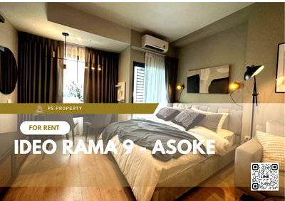 Condos for rent : For rent 📌IDEO Rama 9 - Asoke📌 Beautiful room, decorated with built-ins. Complete furniture and electrical appliances 🚆near MRT Rama 9