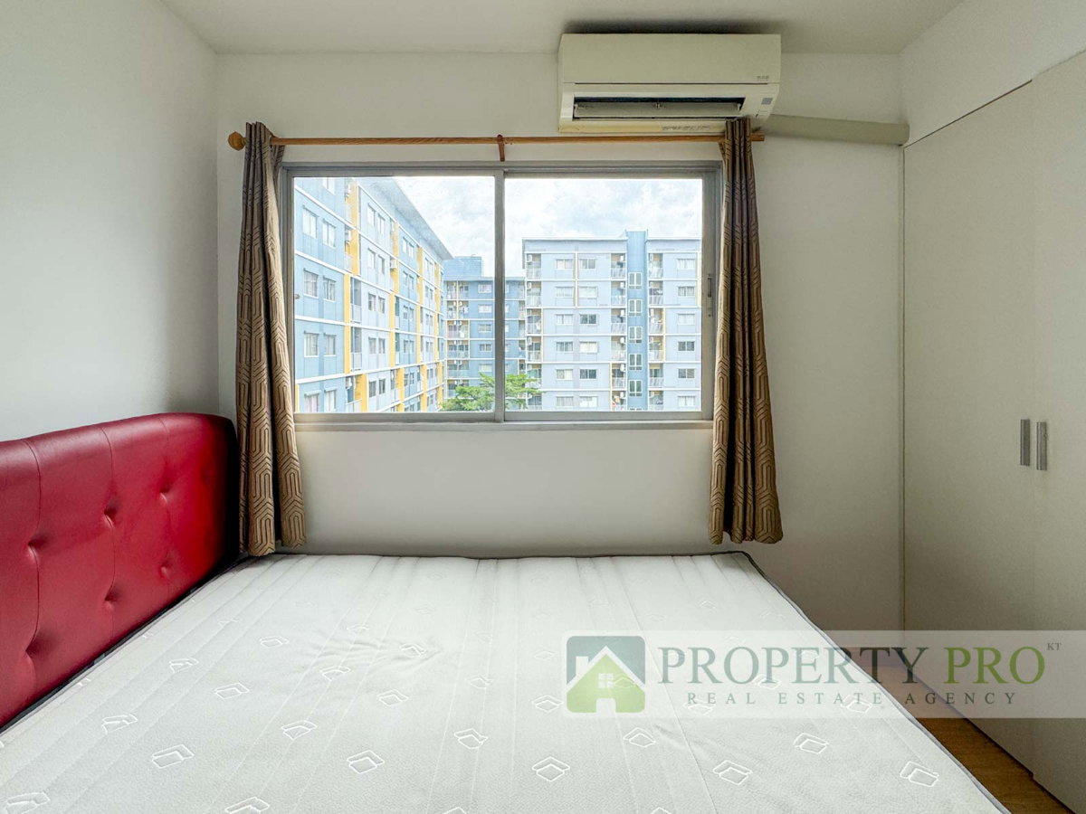 รูป ให้เช่า คอนโด Plum Condo Park Rangsit เฟส 1 แบบ 1 นอน 1 น้ำ 22 ตรม วิวสระ สภาพใหม่ พร้อมอยู่ ใกล้ พหลโยธิน คลองหลวง ม.กรุงเทพ : KT26R-022 - รูปที่ 4/7