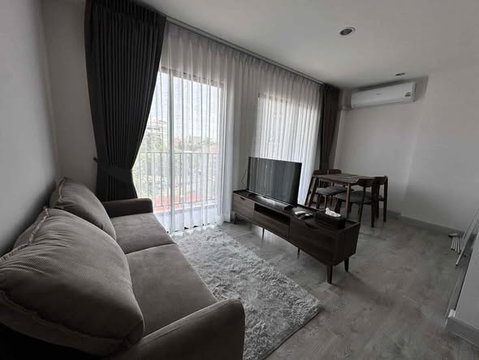 (FY044) ให้เช่า G Haus Condominium ซอยสันติคาม 6 สุขุมวิท 109 ชั้น 4 2 ห้องนอน วิวสระว่ายน้ำ ใกล้ BTS แบริ่ง