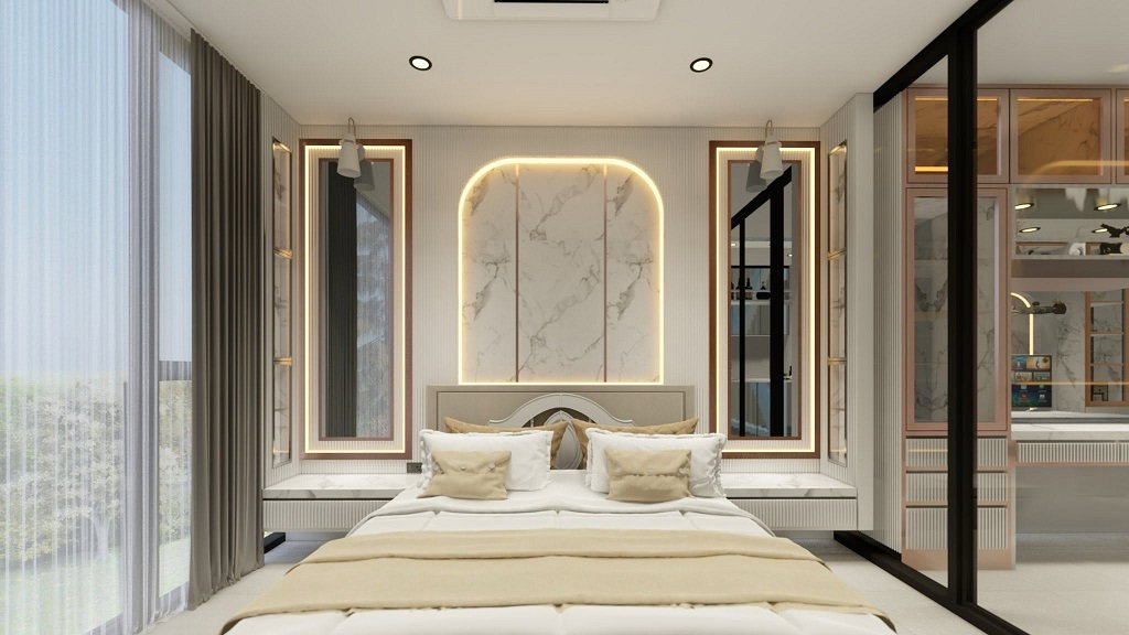 รูป **ศุภาลัย ไอคอน สาทร | 1 Bedroom 45 ตร.ม. ชั้น 20** ห้องแต่งครบ และอยู่ในทำเล CBD ใกล้ทั้งสถานทูตออสเตรเลีย, สวนลุมพินี และ One Bangkok - รูปที่ 3/20