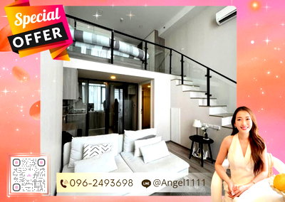 Condos for rent : ✨🦄 Ready to move 🦄✨ Knightsbridge Kaset Society 🚝 Near BTS near Kasetsart University (Bangkhen). 096-2493698 (KKS0001)
