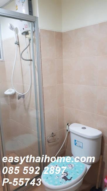 รูป P-55743 🔥 ให้เช่าคอนโดห้องใหญ่ 50 ตรม. City Home Sukhumvit ใกล้ BTS อุดมสุข เดินเพียง 330 ม. ชั้น 5 Line ID: @easythaihome 085-592-2897 - รูปที่ 4/11