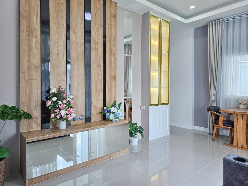 รูป 🏡🎉 ขายบ้านเดี่ยวชั้นเดียว บ้านใหม่แกะกล่อง นอกโครงการที่ดินจัดสรร ทำเลสันผักหวาน หางดง ใกล้เมือง - ราคา 2.99 ล้านบาท รหัสทรัพย์ C7MG100952 - รูปที่ 3/10