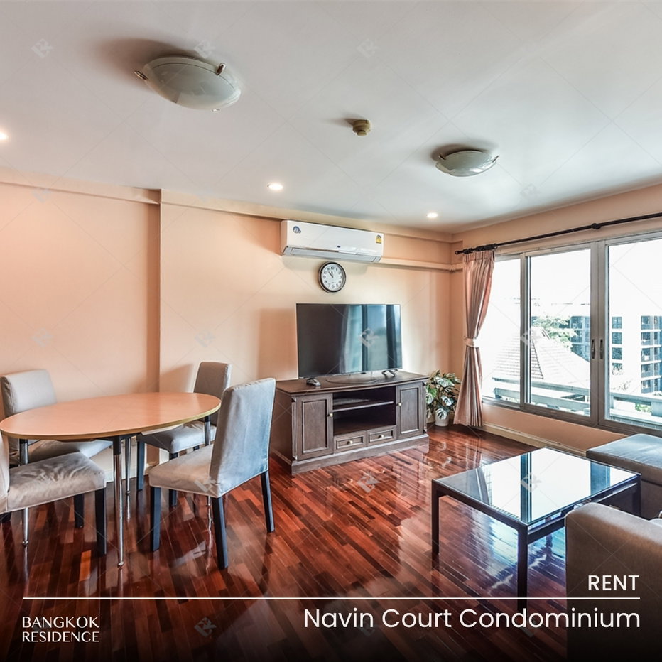 รูป เช่าคอนโด 💎 Navin Court Condominium 2นอน 69ตร.ม. 32k 💎ยูนิตสวยเฟอร์ครบ ใกล้ BTS เพลินจิต  - รูปที่ 1/10