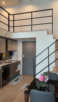 Ideo Rama 9–Asoke  ห้อง Duplex ชั้น 30  2 ห้องนอน 52 ตร.ม. วิวแยกพระราม 9 ทักไลน์ @081mrzsz