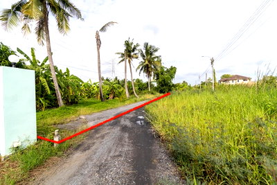 ที่ดิน วิทยาลัยเทคนิคกาญจนาภิเษกมหานคร : ขายที่ดินถมแล้ว พร้อมสระน้ำส่วนตัว 1 ไร่ 166 ตร.ว. มีนบุรี-บึงขวาง  แบ่งขายได้