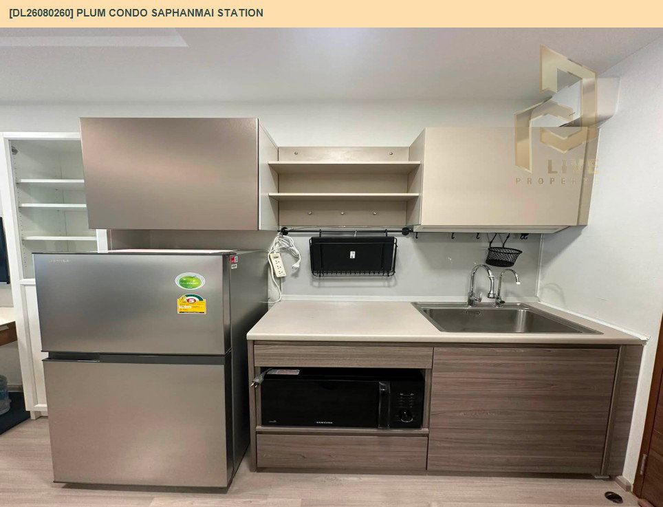 รูป DL26080259 ให้เช่าคอนโด พลัม คอนโด สะพานใหม่ สเตชั่น (Plum Condo Saphanmai Station) ใกล้ BTS สะพานใหม่ พร้อมเข้าอยู่ โทรด่วน 0638692663 LineID @952jdxxk - รูปที่ 2/4