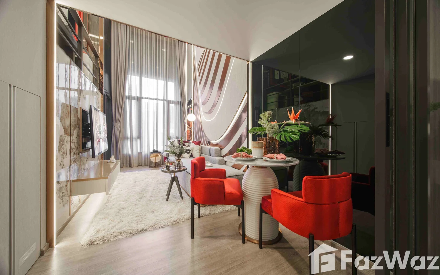 picture Off-Plan Modern 1BR Triplex Condo Near MRT Huai Khwang 6659213 - 9/13