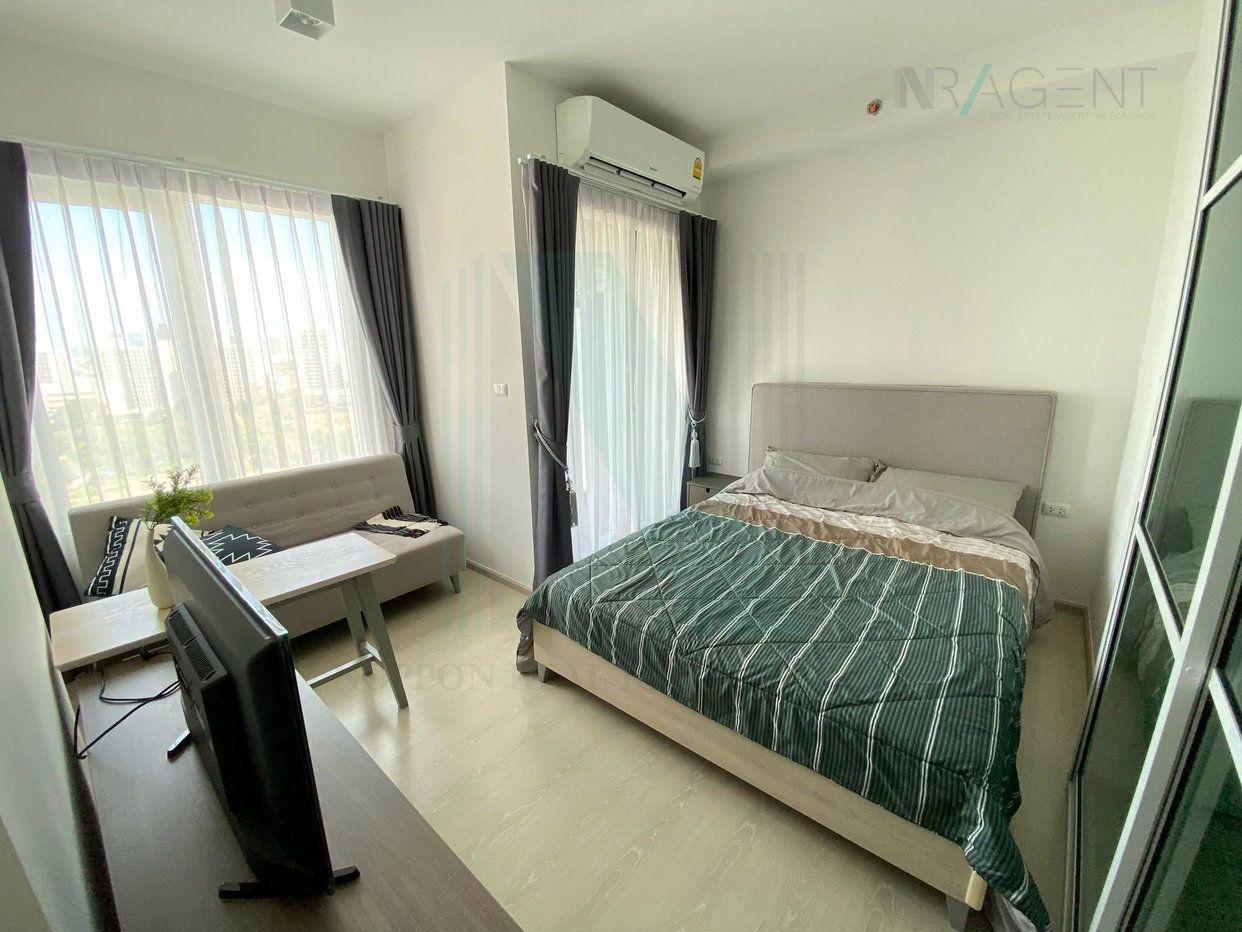picture 🎉 For Rent Condo CHAPTER ONE ECO RATCHADA - HUAI KHWANG Building D, Floor 12,Studio, Room size 23.00 sqm - 5/8