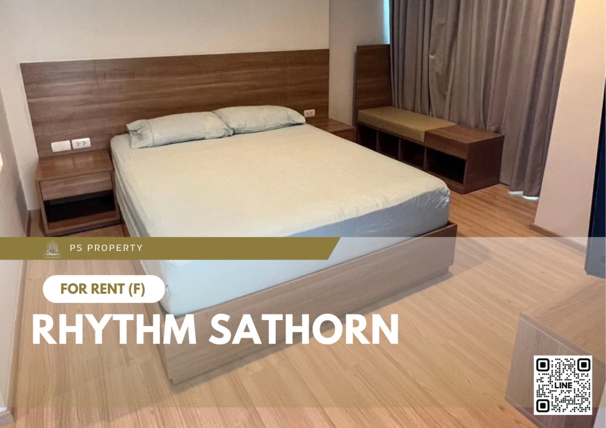 รูป ให้เช่า 🔥Rhythm Sathorn🔥 ห้องสวย วิวดี ตกแต่งเฟอร์ครบพร้อมเครื่องใช้ไฟฟ้า 🚆ใกล้ BTS สะพานตากสิน เพียง 300 ม. - รูปที่ 1/10