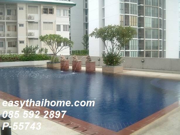 รูป P-55743 🔥 ให้เช่าคอนโดห้องใหญ่ 50 ตรม. City Home Sukhumvit ใกล้ BTS อุดมสุข เดินเพียง 330 ม. ชั้น 5 Line ID: @easythaihome 085-592-2897 - รูปที่ 9/11