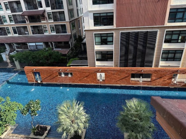 picture Baan Navatara Kaset–Nawamin for Rent | THB 12,500/Month | Corner Unit • Pool View • 38 sq.m. • Fully Furnished - 11/13
