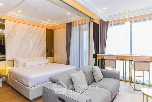 คอนโด 1 ห้องนอน ชั้น 44 Ashton Chula Silom เดิน 100 ม. ถึง MRT สามย่าน (ID 390873)