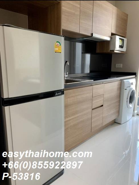 รูป P-53816 ให้เช่า (ริทึ่ม สุขุมวิท 50) | วิวเมือง | เฟอร์นิเจอร์ครบ | ใกล้ BTS อ่อนนุช | พร้อมเข้าอยู่ 📞 Line ID: @easythaihome | 085-592-2897 - รูปที่ 2/5