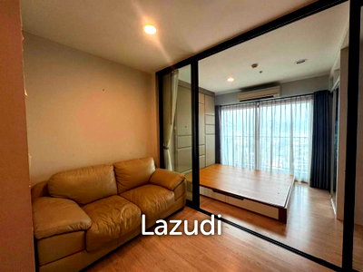 Condos for sale : 29 sqm high-floor 1 bedroom condo at Fuse Miti Sutthisan Ratchada Din Daeng