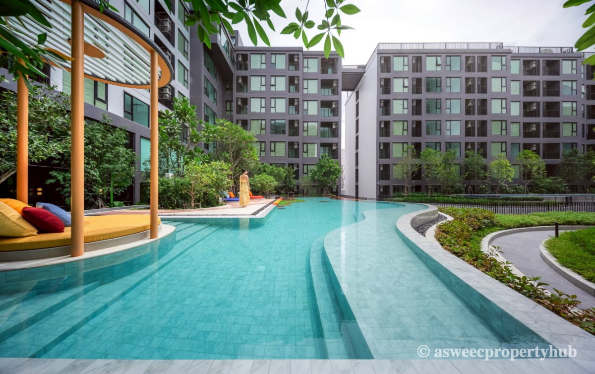 รูป ให้เช่า Atmoz Canvas Rayong ห้องวิวสระ ติดเซ็นทรัลระยอง เครื่องใช้ไฟฟ้าใหม่แกะกล่อง - รูปที่ 10/20