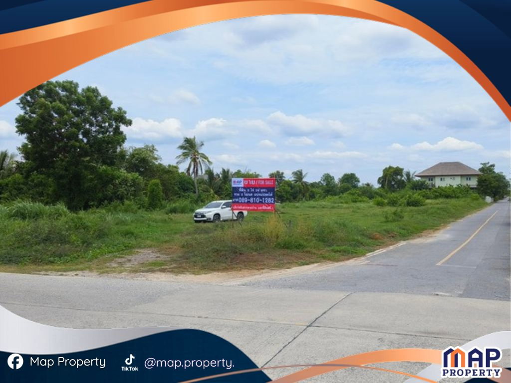picture Selling a 2+ rai (approximately 0.8 acre) plot of land in Sai Noi, Nonthaburi. It's already leveled and ready for immediate use. - 1/9