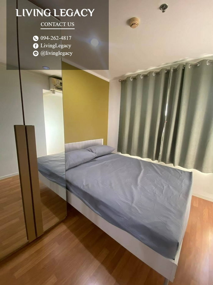 รูป TJE6A8 เช่าด่วน คอนโด Lumpini Place Srinakarin - Huamark Station 26 ตร.ม. | ชั้น 8 | 1 ห้องนอน | 1 ห้องน้ำ 7,500 บาท/เดือน line id : @livinglegacy - รูปที่ 2/10