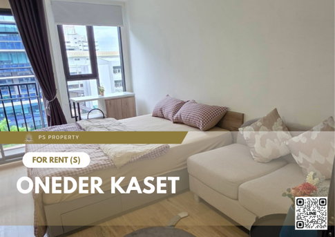 For Rent ✨ ONEDER Kaset ✨ Fully furnished and equipped with appliances; just 200 meters from Kasetsart University.