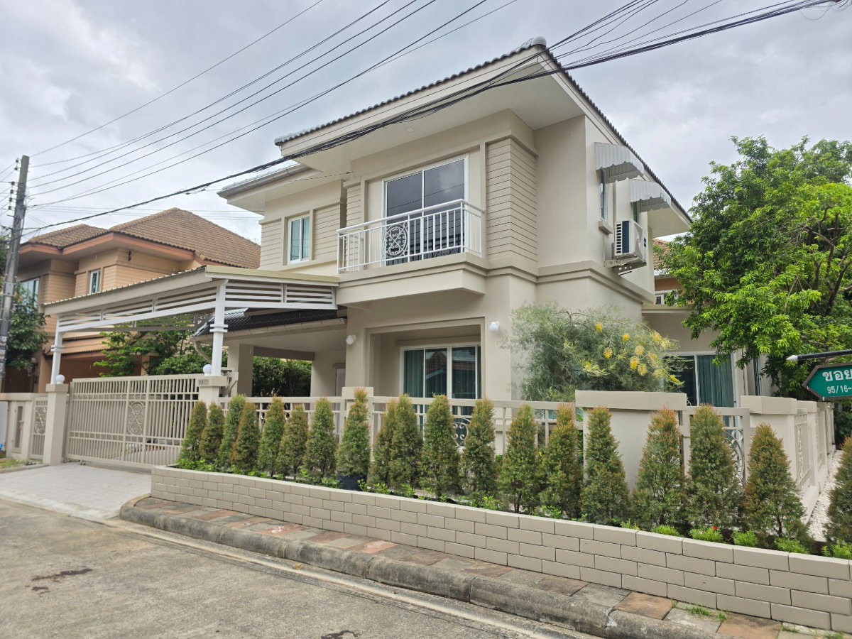 รูป บ้านเดี่ยว หลังมุม ต้นโครงการ ทำเลดี หมู่บ้านไพรเวท รามอินทรา (Private Ramintra) ถนนปัญญาอินทรา บางชัน คลองสามวา ใกล้ห้างแฟชั่นไอส์แลนด์ - รูปที่ 2/38