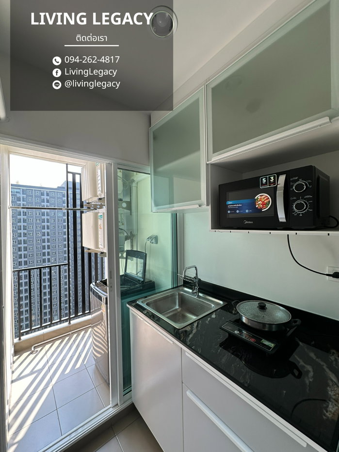 รูป SRS731 เช่าด่วน Regent Home Bangna 28 ตร.ม. ชั้น 27 | 1 นอน 1 น้ำ | 10,000 บาท/เดือน | LINE: @livinglegacy - รูปที่ 5/17