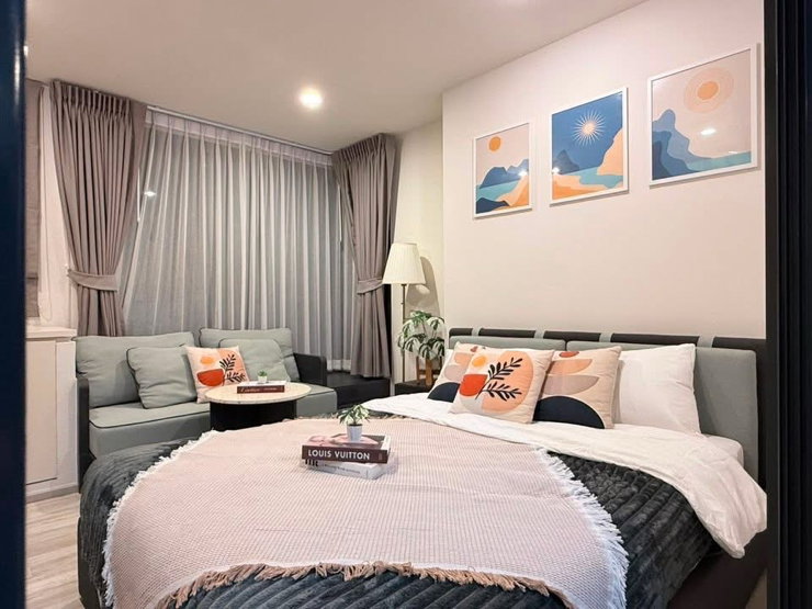 picture 📍XT HUAIKHWANG✨ Fully Furnished (1Bed 1Bath) Area 30 SQM. Fl.7 Building A✨Rent 16,000/month ✅ 𝐋𝐢𝐧𝐞 : @𝐬𝐚𝐧𝐡𝐚𝐩𝐫𝐨𝐩𝐞𝐫𝐭𝐲📲095-6922871 - 2/18